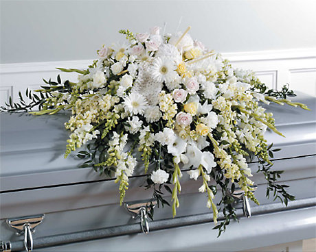 Peaceful Light Casket Spray