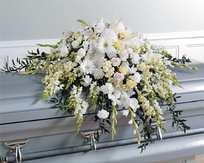 Peaceful Light Casket Spray