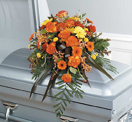 A Wonderful Life Casket Spray