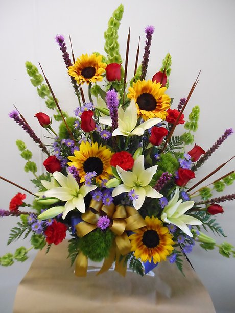 Sunflower and Rose