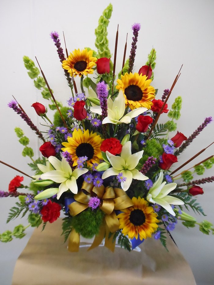 Sunflower and Rose