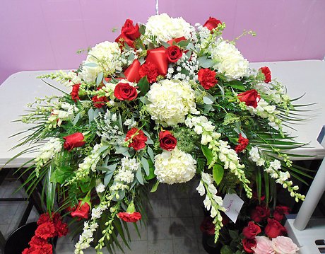 Strength and Solace Casket Spray