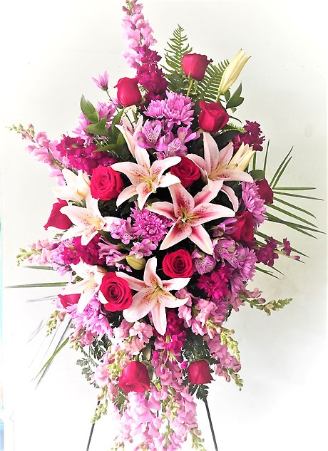 Stargazer &amp; Rose Expressions Standing Spray