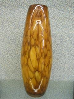 brown and Gold Marble 19 3/4\" Tall 3 1/4\" Opening
