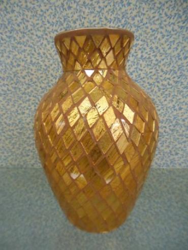 Gold Tile 11\" Tall 2 1/2\" Opening