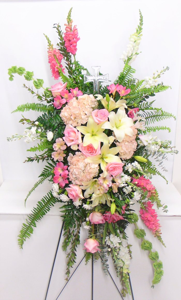 Heavenly Care Standing Spray with Cross