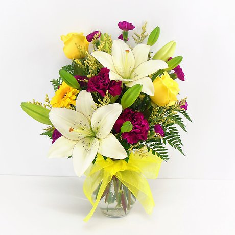 Purple &amp; Gold Spirit Bouquet
