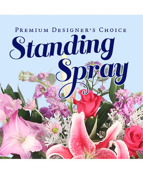 Pretty Pastels Designer Choice Standing Spray