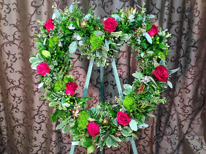 Red Rose Garden Heart