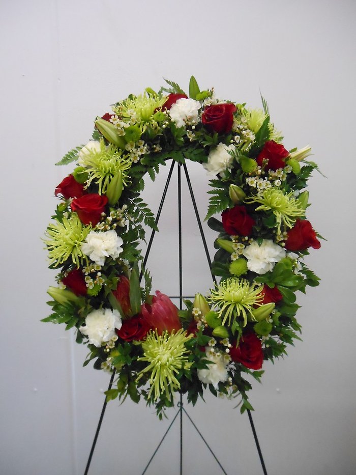 Green Oval Wreath