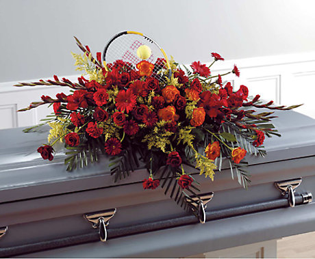 Warm Remembrance Casket Spray